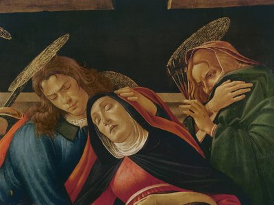 Il compianto sul Cristo morto (dettaglio) da Sandro Botticelli